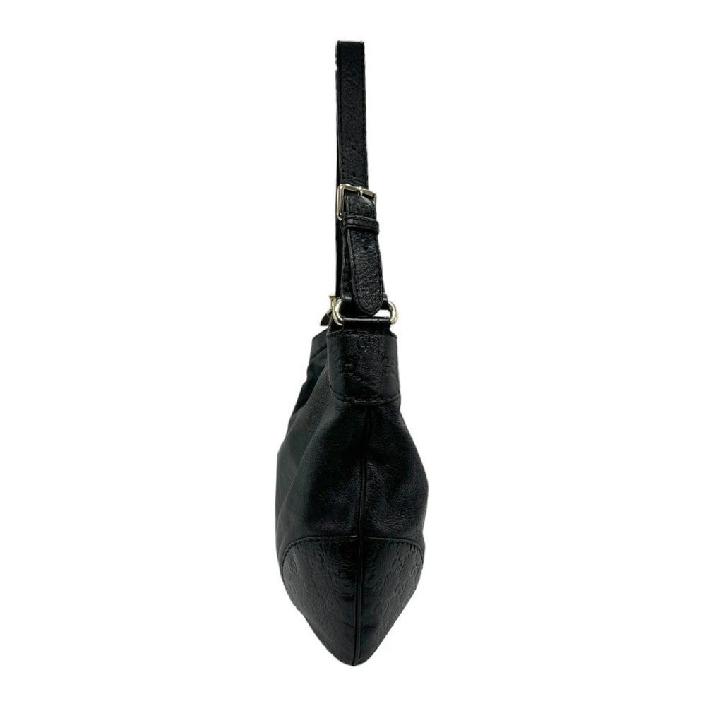 Gucci Shoulder Leather Black Bag ssima Black
